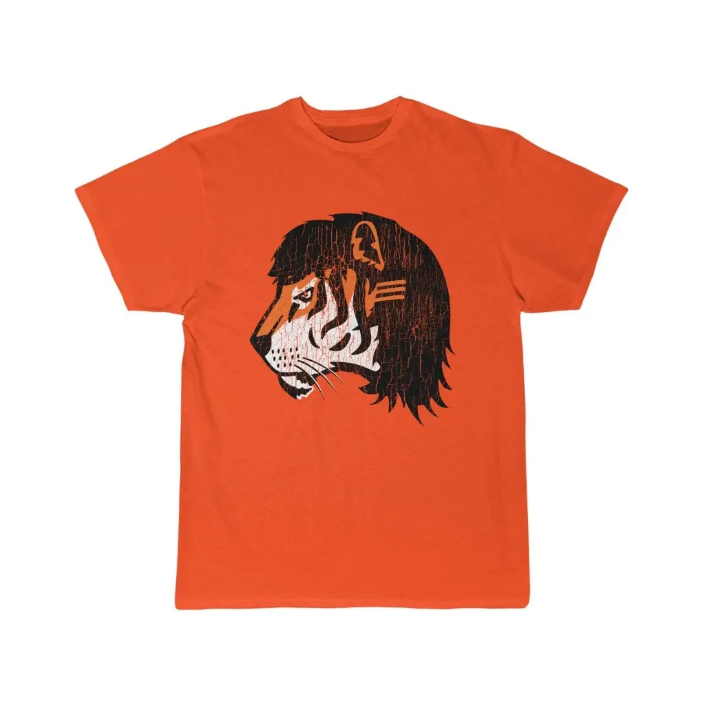 Funny Retro Tiger Head with Mullet for Fans T shirt