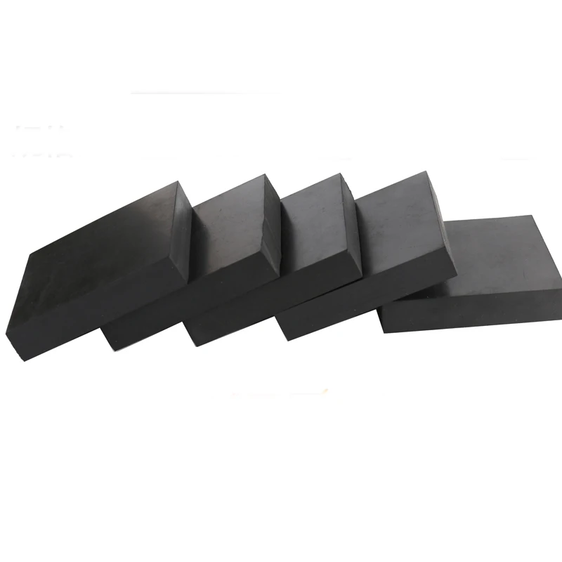 1Pcs สีดำแผ่นยาง Damping ปะเก็น Pad 50X50มม.100X100Mm 200X200Mm หนา10Mm 15Mm 20Mm 30Mm 50Mm