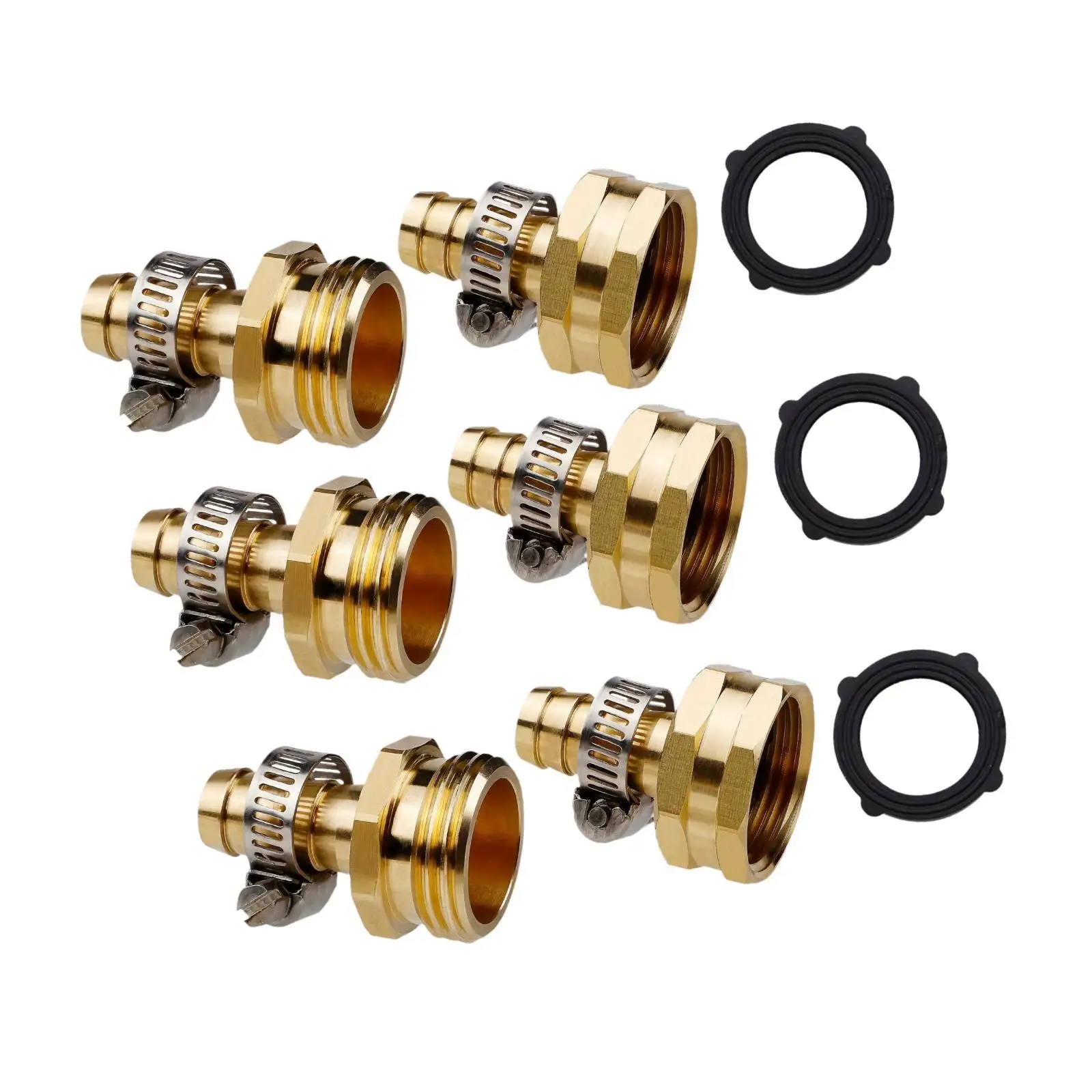 

3/4'' Garden Hose Quick Connector Garden Hose Fitting Replaces Premium Connect Fittings Fitting Irrigation Hose Joint