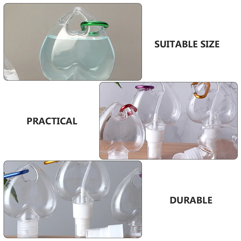 5 Pcs Love Hook Bottle Subpackage Bottles Empty Container Storage Plastic Refillable Spray