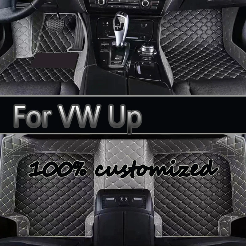 Car Floor Mat For VW VW Up 2012~2019 Waterproof Tapete Automotivo Para Carro Car Mats Accessoire Voiture Car Accessories