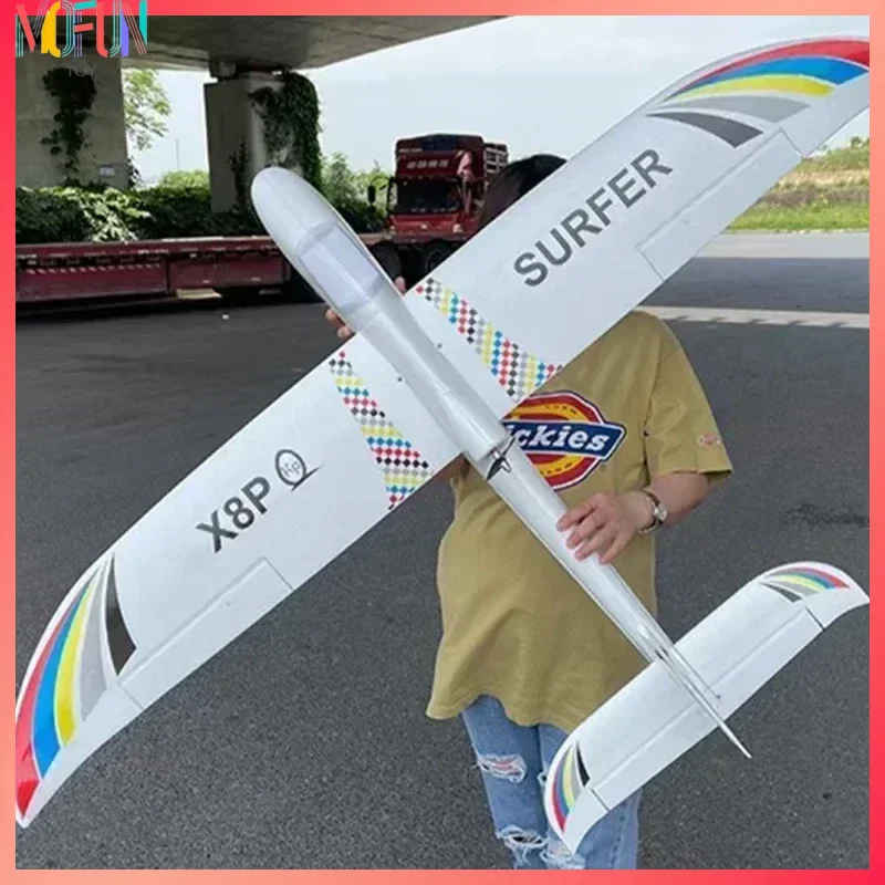 Large Wingspan RC Plane 1400mm EPO Fixed Wing Remote-Controlled Aircraft Model Sky Surfer X8plus Glider for Outdoor Flying