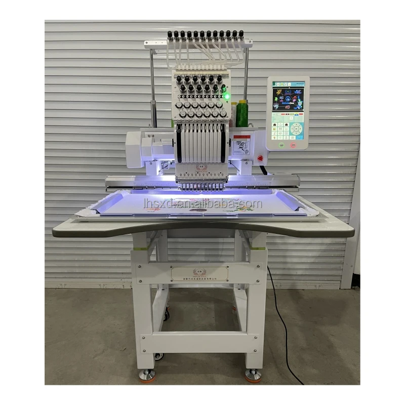Single Head 12 15 Computerized Embroidery Machine for Brother Janome Singer Viking 40x60cm One Head view 2