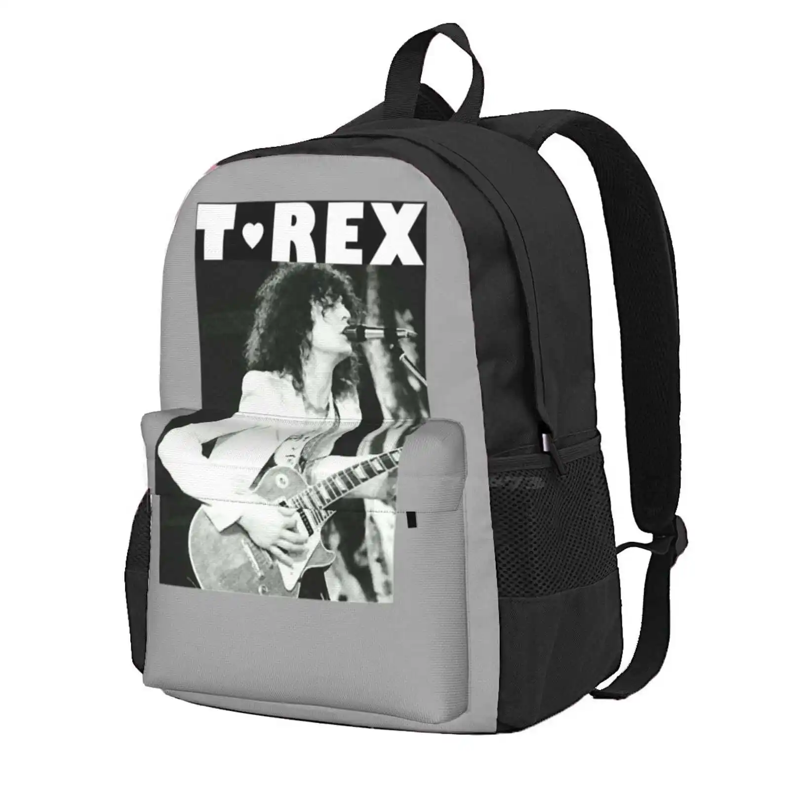 T Rex - Marc Bolan Hot Sale Schoolbag Backpack Fashion Bags Music Glam Tyrannosaurus Rex Classic Dinosaur Marc Bolan T Rex Band