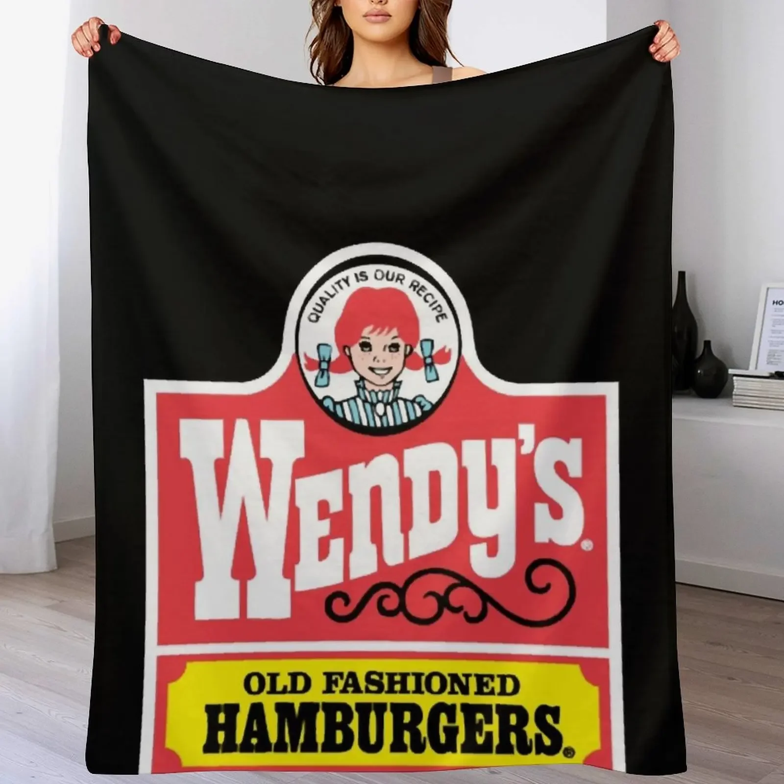 

Wendy's retro Throw Blanket christmas gifts Bed Fashionable Soft Plaid Sofas Blankets