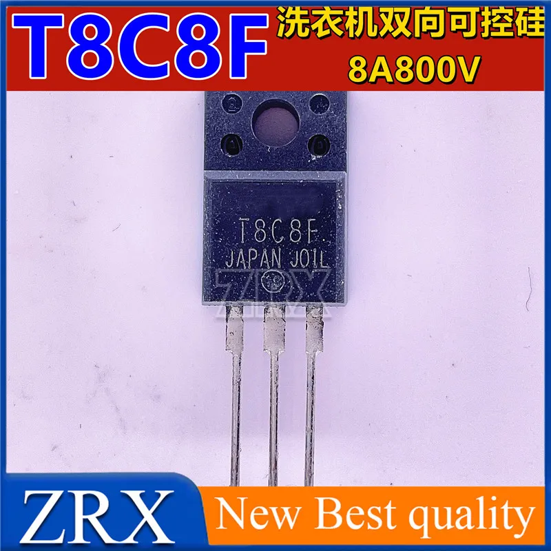 5Pcs/Lot New original imported washing machine bidirectional thyristor control T8C8F 8A 800V SANREX
