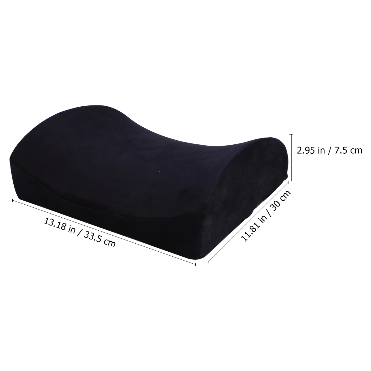 

Ergonomic Backrest Pad Thick Memory Foam Seat Cushion Chair Car Driving Long Hours Support Pain Relief Lumbar Pillow Spine