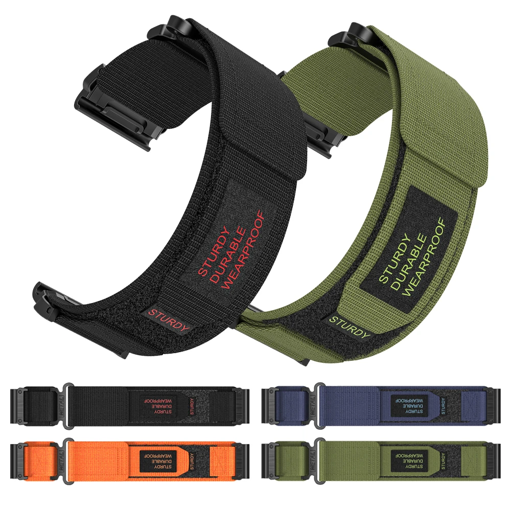 Quickfit Watchband For Garmin Forerunner 965 945 955 935 Instinct 2X 2 45mm S70 S62 S60 Fenix 7 7X 6X Pro 26mm 22mm Nylon Straps