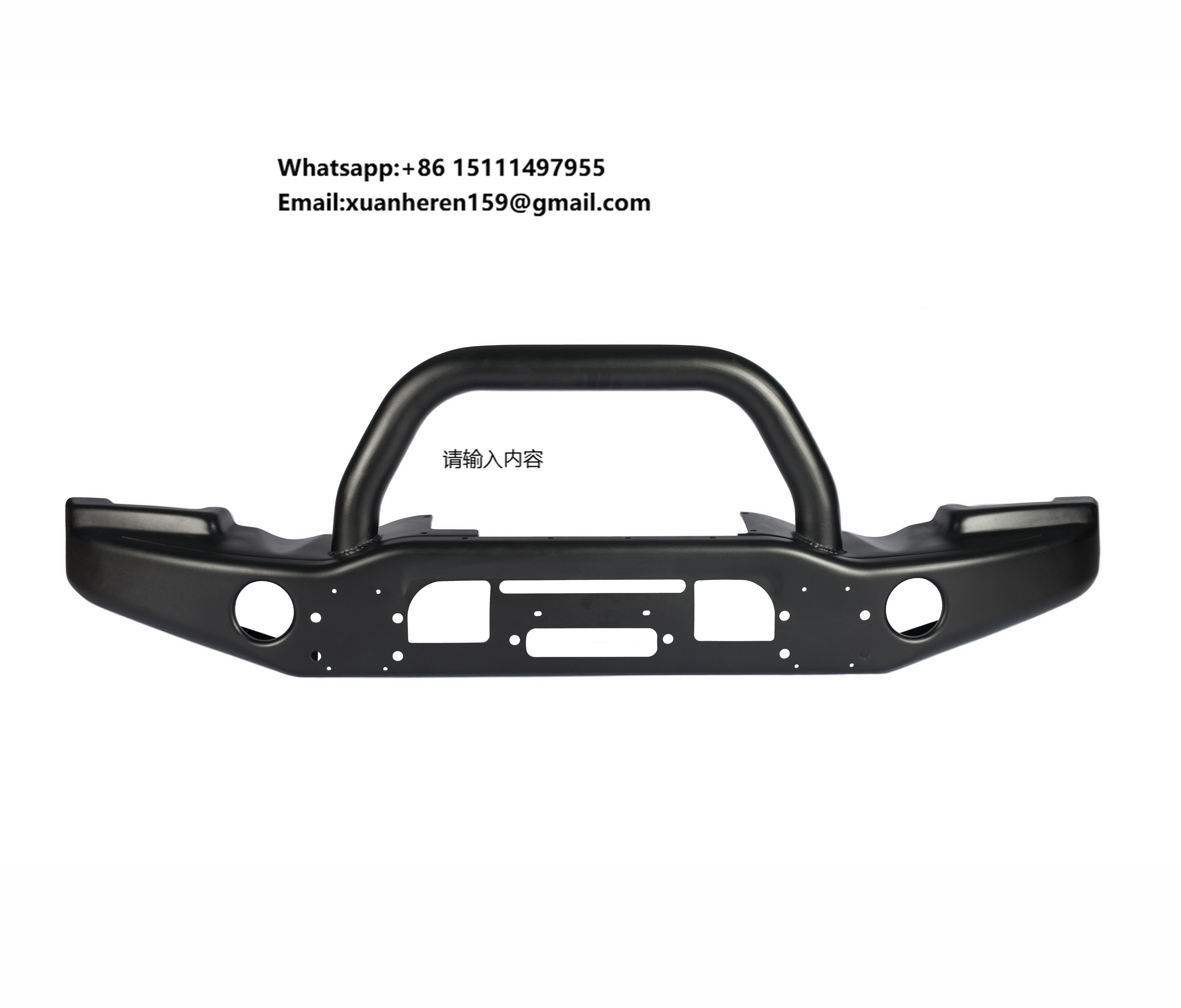 

New Condition Steel Front Bumper for Jeep for Wrangler JK 07-18 Cross-Border Compatible Protective Modification for 07-18 for Je