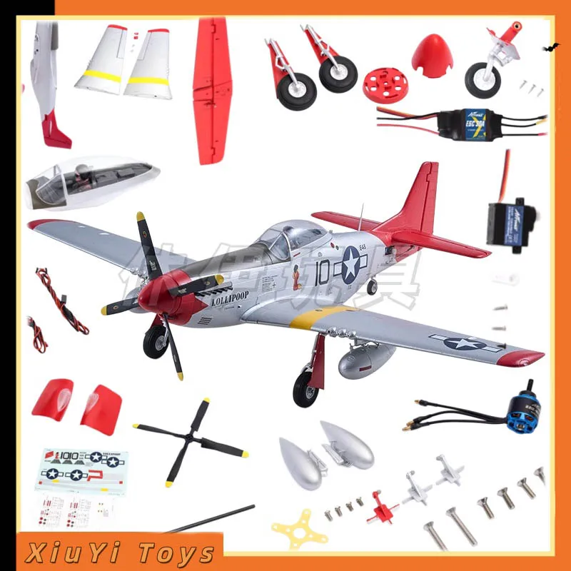 Hobby 850mm P51 Rc Airplane Special Spare Parts For Electric Sport Remote Control Model Aircraft Assembly Hobbyists