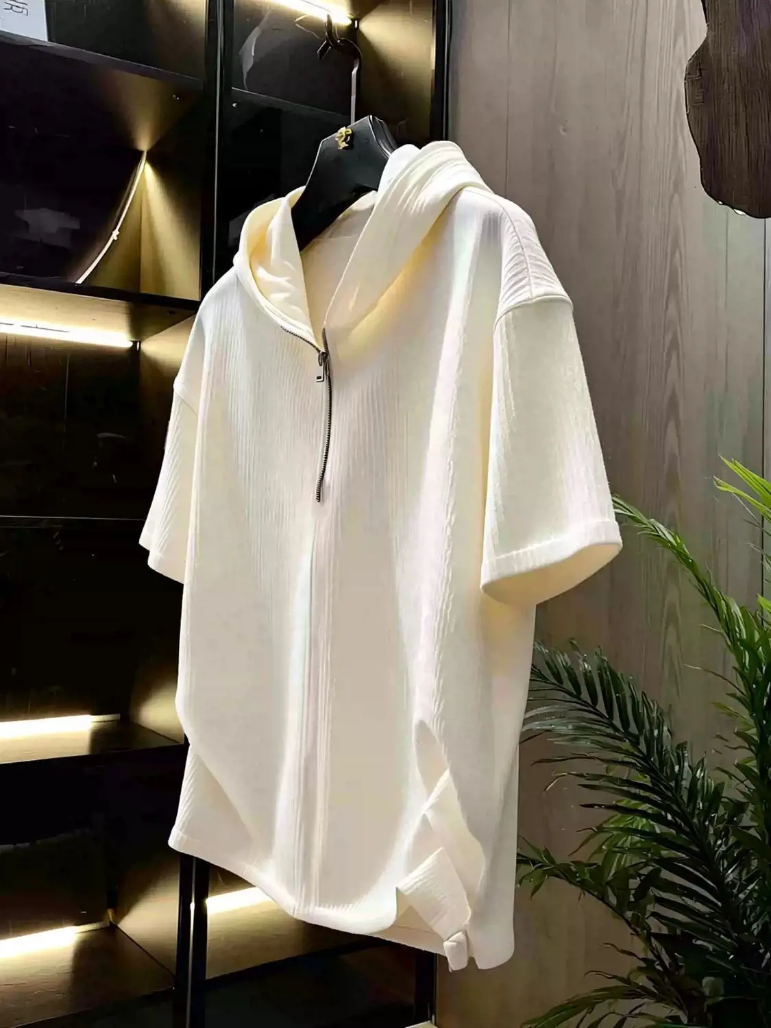 2026 Summer New Golf Short-sleeved T-shirt Men's Pleated Stitching Design High-end Half-sleeved Top Fashion Casual Golf Clothing