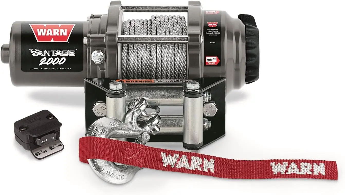 Vantage 2000 Winch - 2000 lb. Capacity, 50' of 5/32