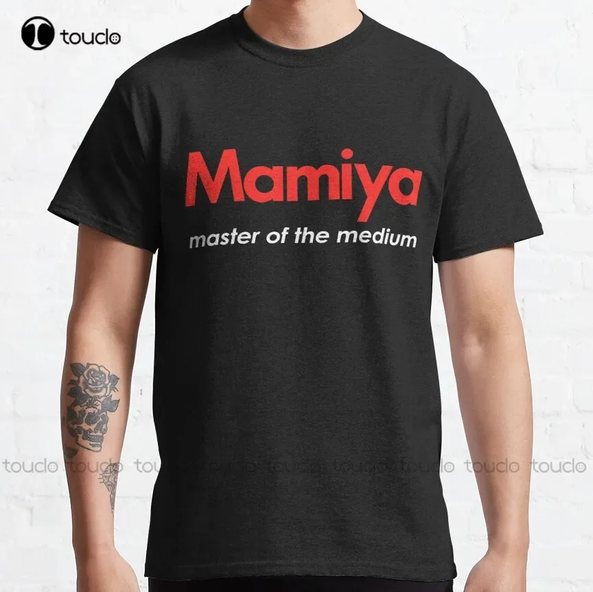 Mamiya Photography Logo Classic T-Shirt Swim Shirt Women Custom Aldult Teen Unisex Digital Printing Tee Shirt Xs-5Xl Classic