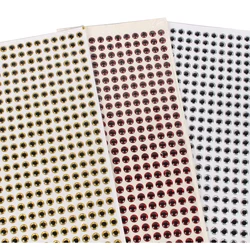 100 unids/lote señuelo de pesca ojos holográficos 3D 3mm 4mm 5mm 6mm simulación pesca con mosca pececillo pez Artificial DIY aparejos de pesca ocular