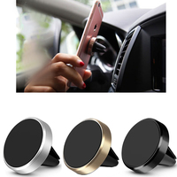 Mini Car Phone Holder Air Vent Smartphone Mobile Stand Magnetic Bracket Cell Phone Support In Car For IPhone Xiaomi Samsung