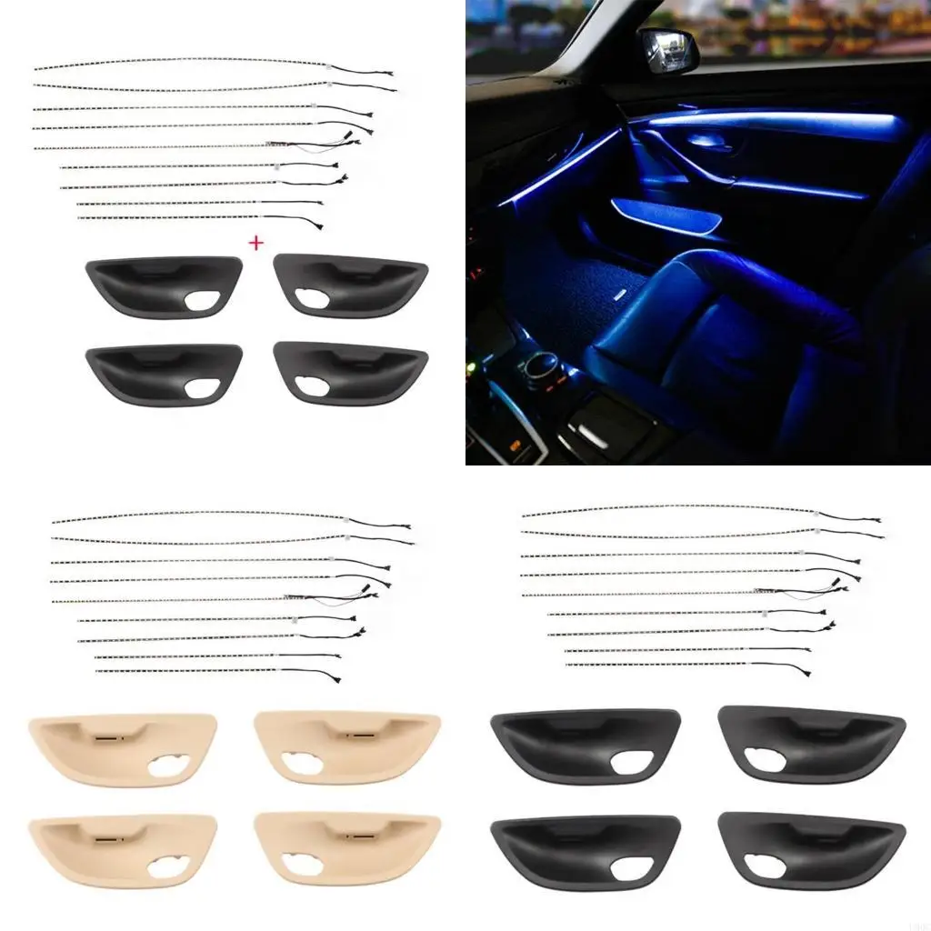 Interior Air Doors Panel LED Decorative Trims Lights with Blue and Colors for 5 Series F18 F10 New