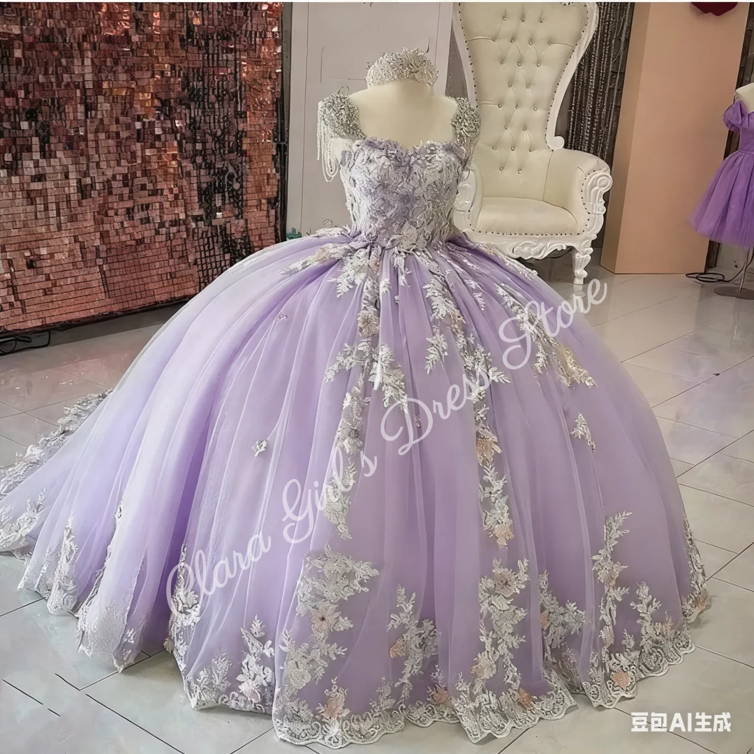 Индивидуальные платья для девочек-цветочниц на свадьбу, расшитое бисером и цветочной кружевной аппликацией, платье для девочек, детские пышные платья