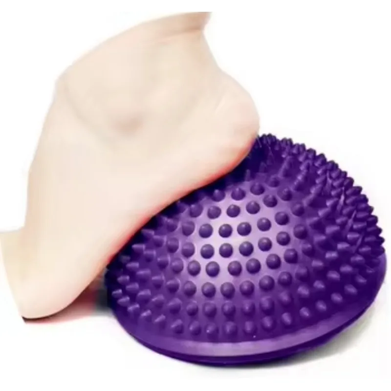 Children's sensory spike hemisphere pedaling, balance and tactile training equipment