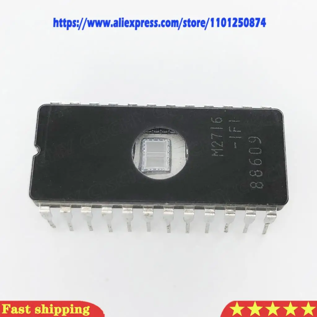 2 pcs M2716-1F1 2716 Memory UV EPROM IC