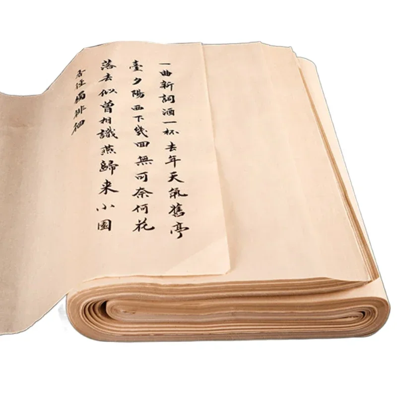 Thicken Bamboo Papier Xuan Paper Brush Calligraphy Drawing Half Ripe Rice Paper Beginner Chinese Drawing Practice Papel Arroz