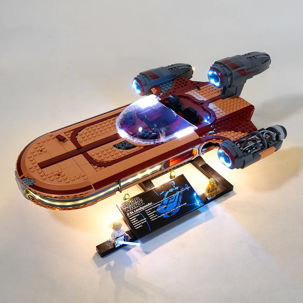 EASYLITE-LED Light Kit para Landspeeder, Building Blocks, Bricks Brinquedos, Lâmpada Set, Apenas Iluminação, Sem Modelo, 75341