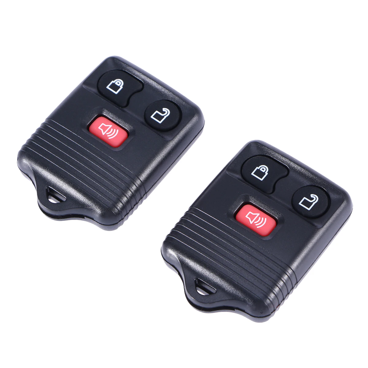 

2Pcs Car Remote Key Fob 3 Button Keyless Entry Compatible E350 Escape Explorer ABS Tested