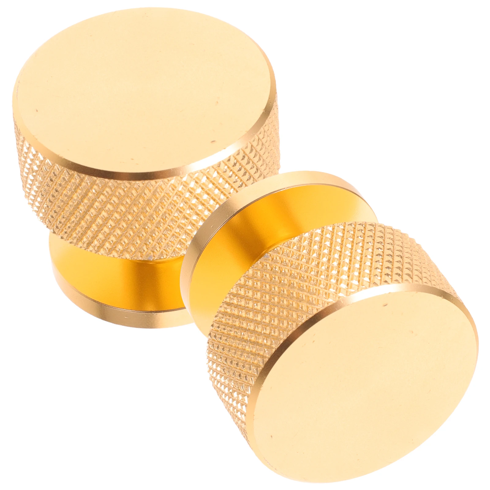 

2pcs Single Hole Pull Handles Round Aluminum Knobs for Cabinets Drawers Dresser Hardware Easy Installation Space Saving Kitchen