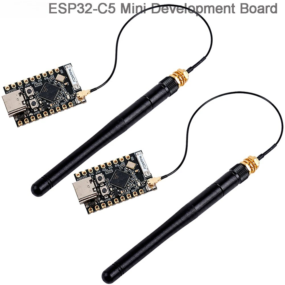 2pcs ESP32-C5 Super Mini Development Supermini Dev-Board + External WiFi Antenna