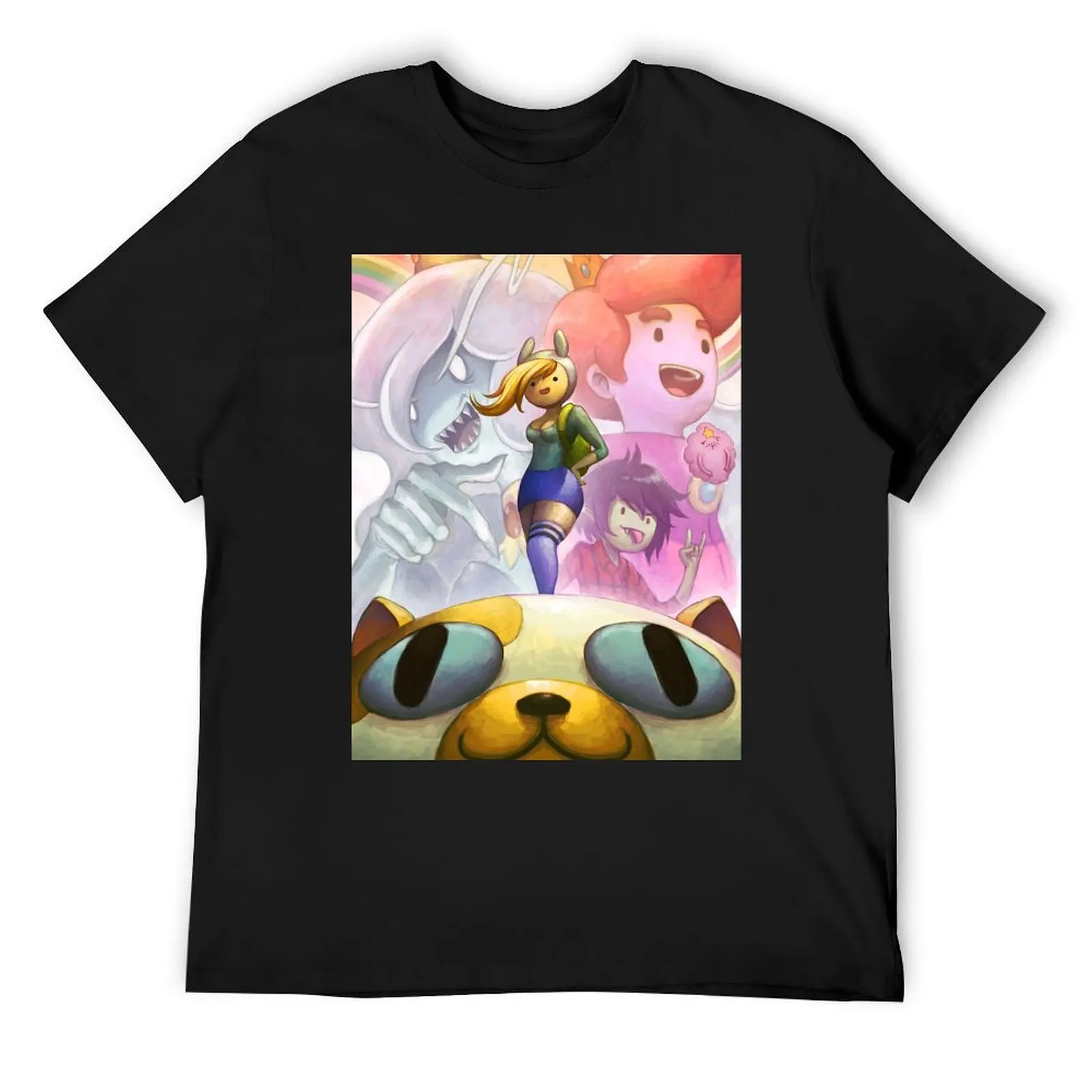 Fionna and Cake T-Shirt plus size tops cute tops anime clothes t shirt for men