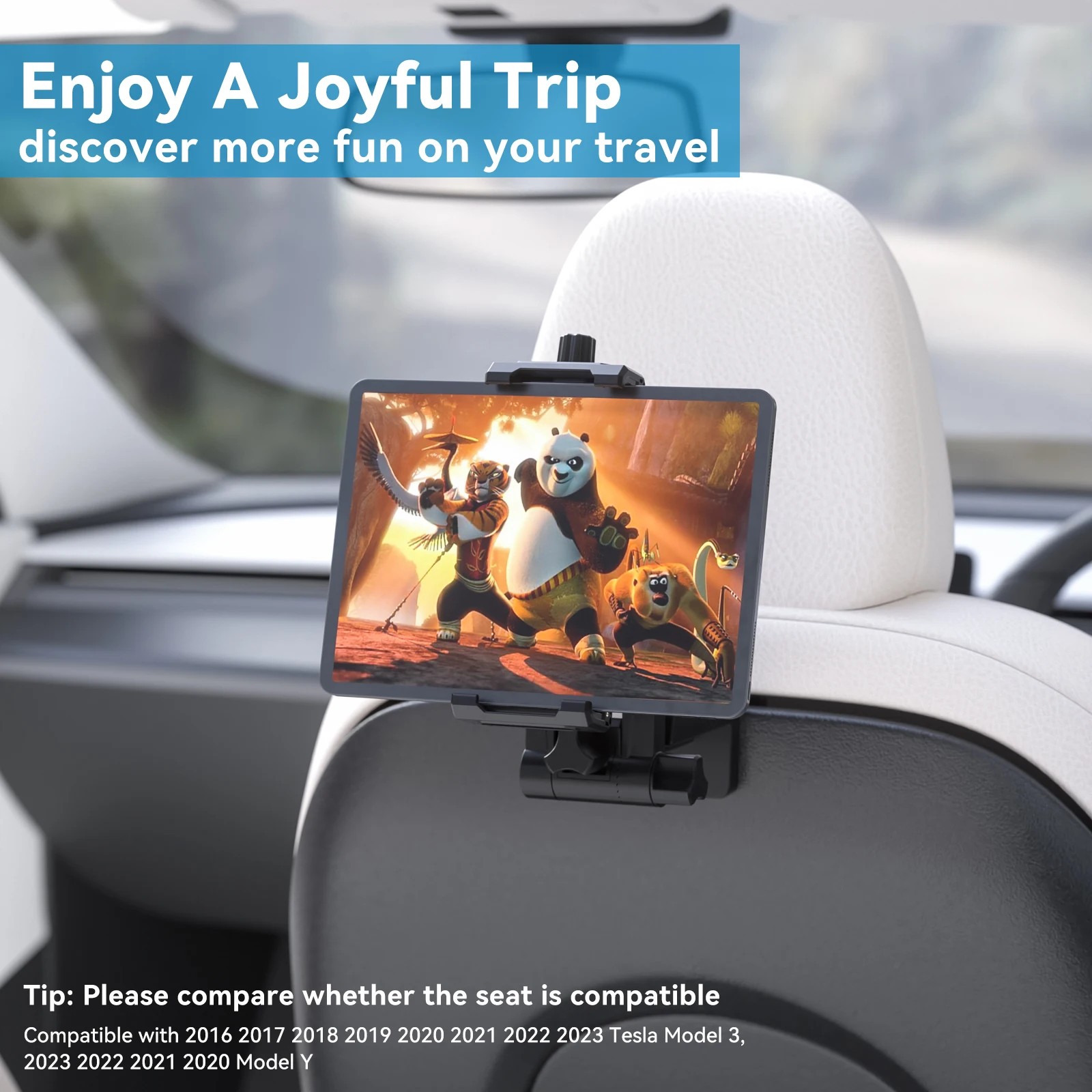 For Airplane Tablet Holder Mount Adjustable Travel Essentials iPad Phone Stand with 360 Degree Rotation Compatible with iPad