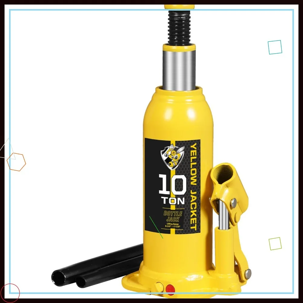 

10 Ton Multi-Directional Hydraulic Bottle Jack, 20,000lb Capacity for Car, Truck, RV Repair