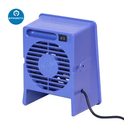 13W FA-400 ESD Soldering Fume Extractor Desktop Portable Smoking Dust Cleaning Instrument with 1pcs Activated Carbon Filter