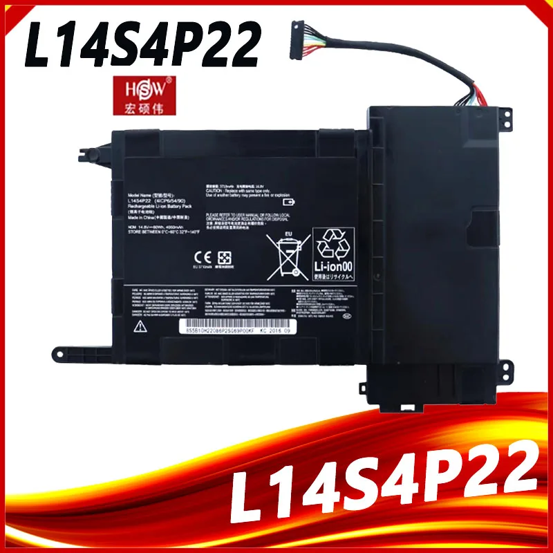 

L14S4P22 L14M4P23 Laptop Battery For Lenovo IdeaPad Y700 Y701 Y700-17iSK Y700-15ISK Series 5B10H22084 14.8V 4050mAh