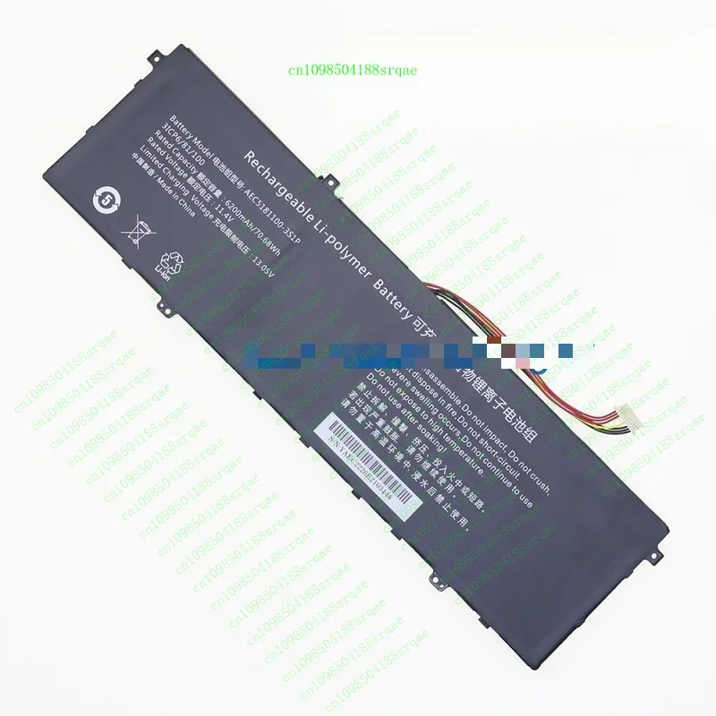 

Оригинальный аккумулятор 11,4 В, 6200 мАч 5181100-3s1p для Ipason maxbook P1 pro P154FB111.% 100 тест