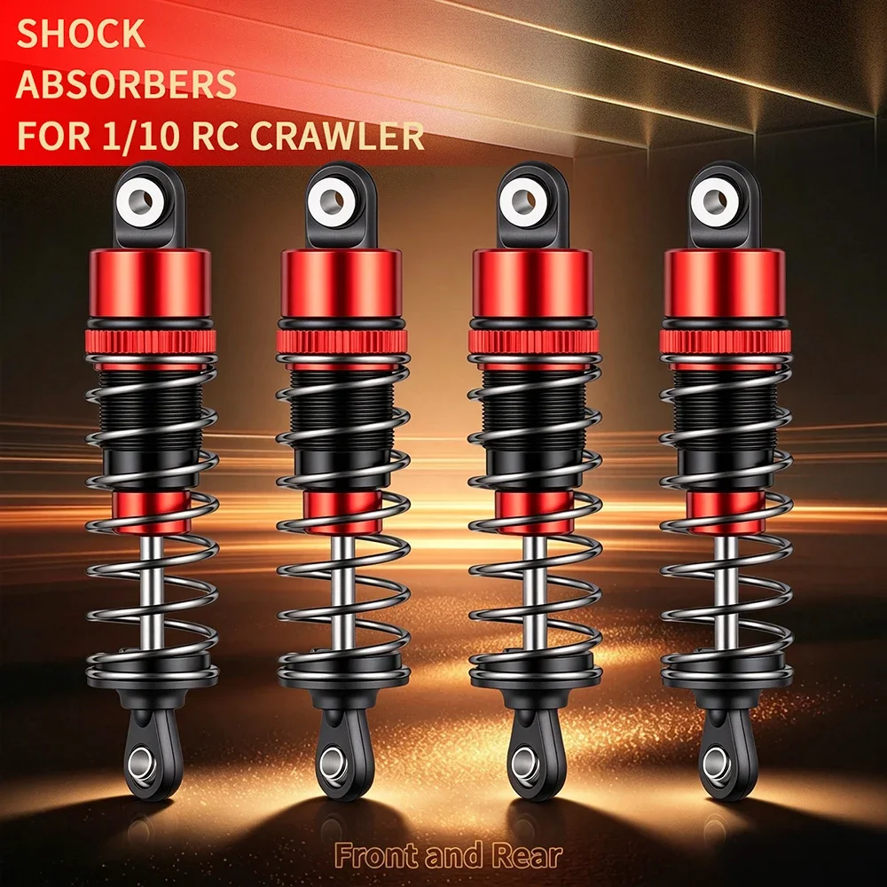 TRINOOD Alu Alloy Front and Rear Shock Absorber Damper for 1/10 Tamiya The Frog RC Buggy Off-Road Car Upgrade Parts