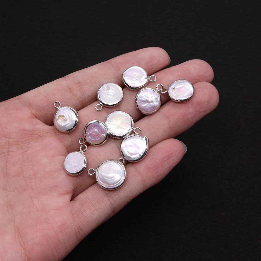 

Natural freshwater baroque silver pearl jewelry for jewelry DIY handmade earrings bracelet accessories pearl pendant