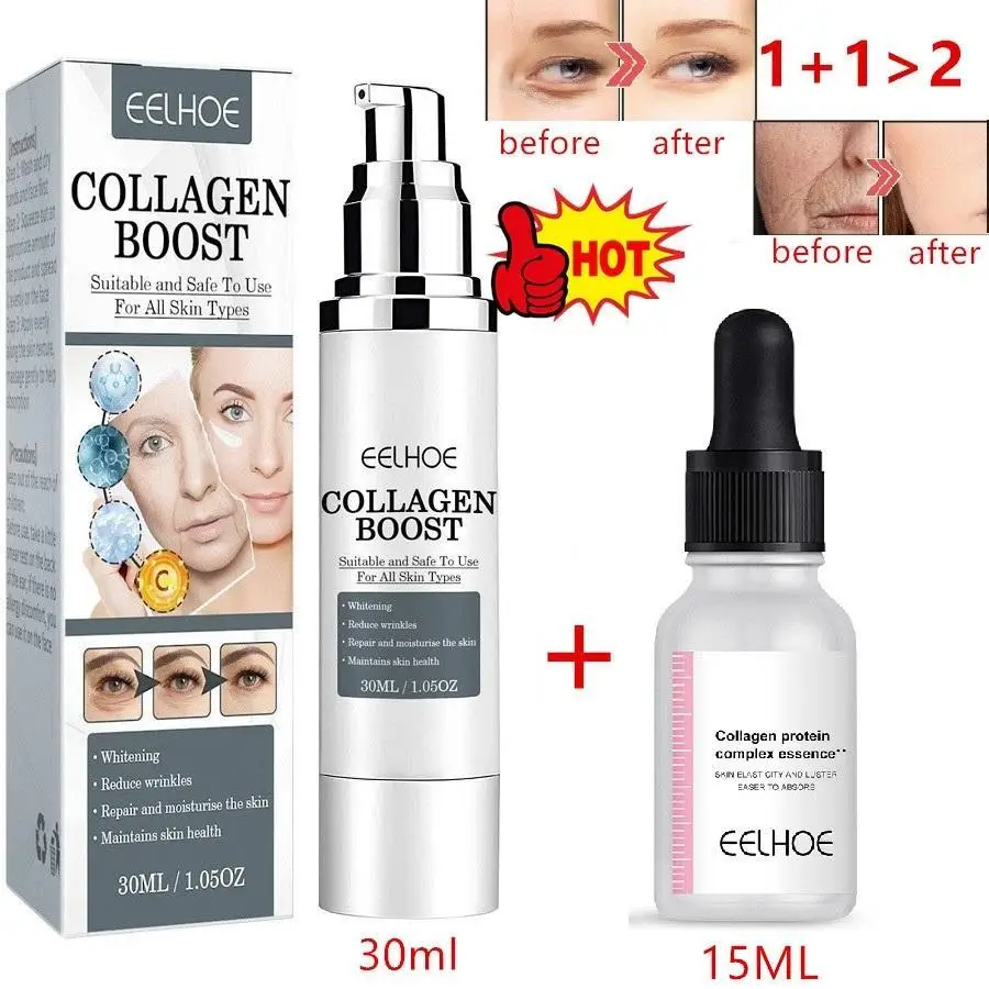 Kit Collagen Boost Anti-aging Serum Pale Point Corrector Point Remover Dark Whitening Firming Cream Beauty Serum Wholesale