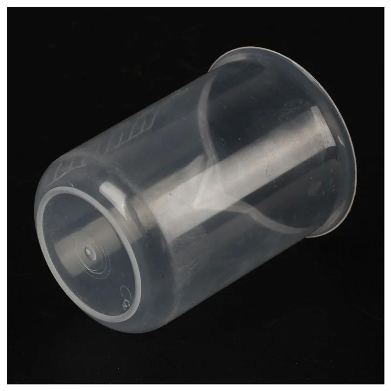 WORTHOWN – 10 Stück 50 ml Labor-Messbecher für Wasser und Flüssigkeiten aus Kunststoff, transparent