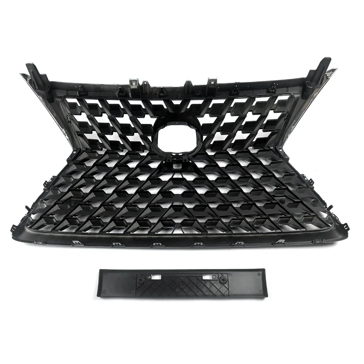 

For 2014-2022 GX460 Luxury Grill Front Upper Grille Gloss Black Style