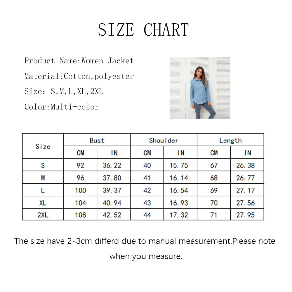 Women Spring Jacket Denim Fashion Oversized Jean Jacket Black Printed Single Breasted Lapel Loose Coat Female Full Sleeve Jacket