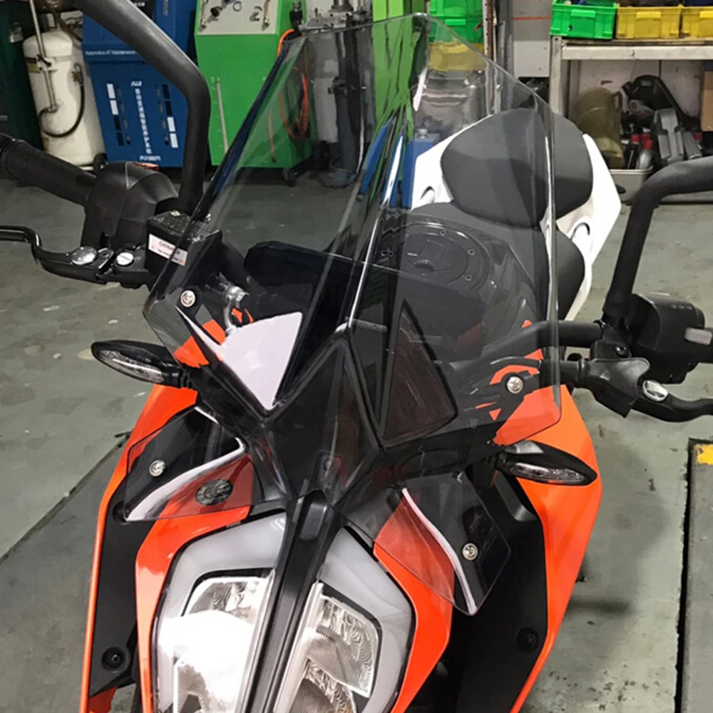 For KT-M Duke 390 250 125 Windshield Motorcycle Windscreen Bracket Wind Deflector Duke390 Duke250 Duke125