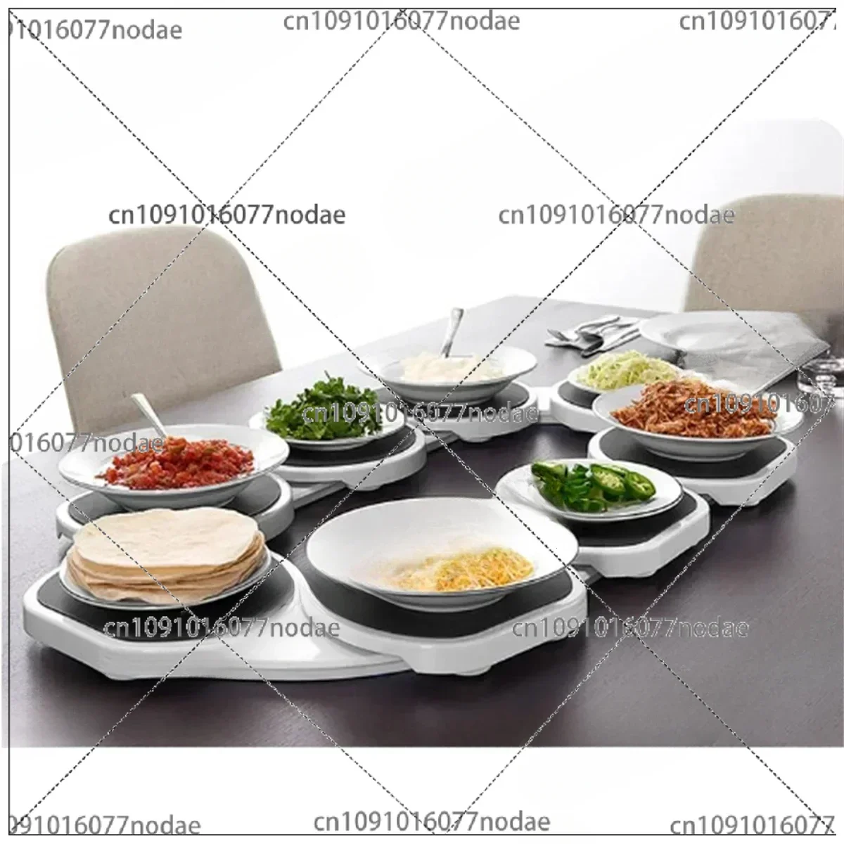 Turntable Expandable Desktop Rotating Storage Rack for Kitchen and Dining Table