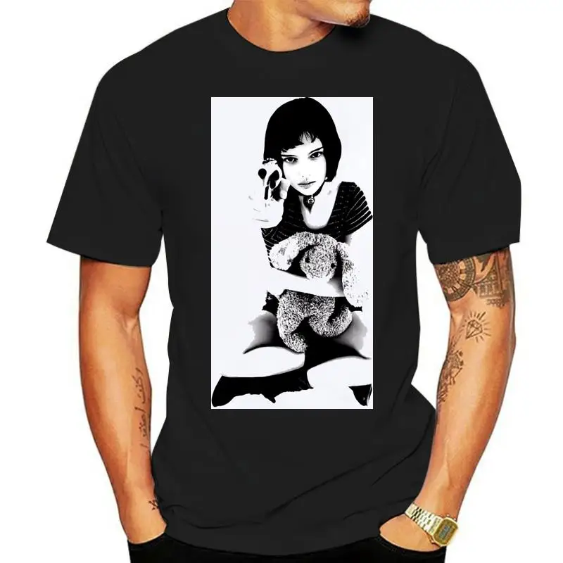 New Summer Style Leon Matilda The Professional Jean Reno Movie Film Men Women Unisex T-shirt 755