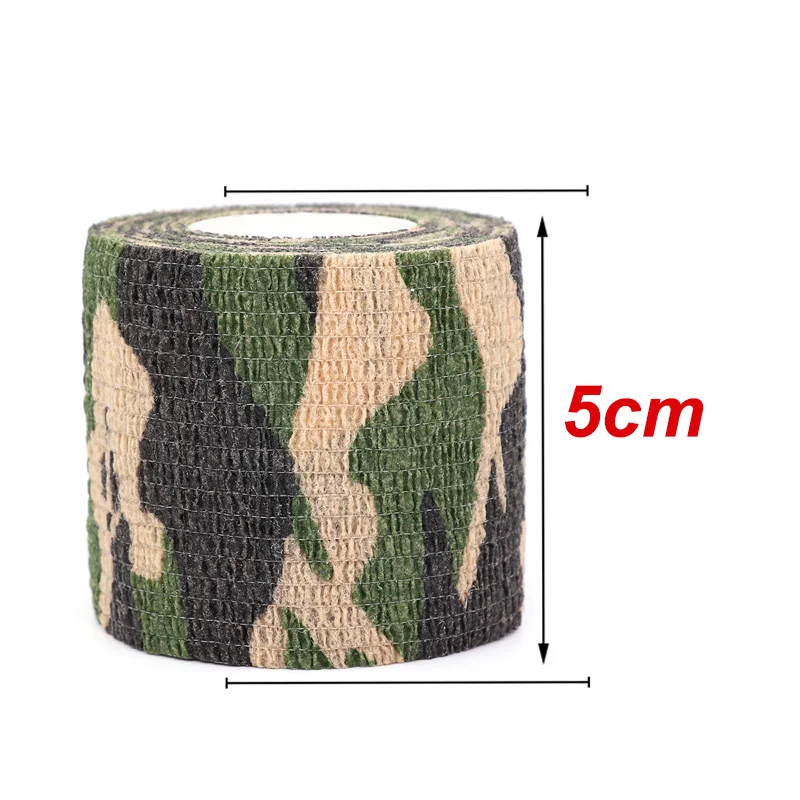 1/3/6 Pcs Self-adhesive Elastic Bandage Camouflage Bicycle Decoration Hunting 4.5-meter Sports Protective Gear Bracket