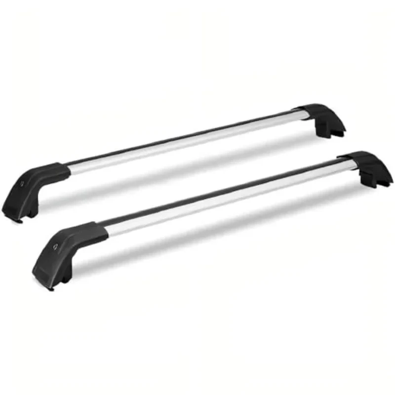 2Pcs Aluminum Roof Rack Crossbars SUV 2021-2025 Luggage Cargo with Anti-Theft Locks Lockable Easy Installation Exter