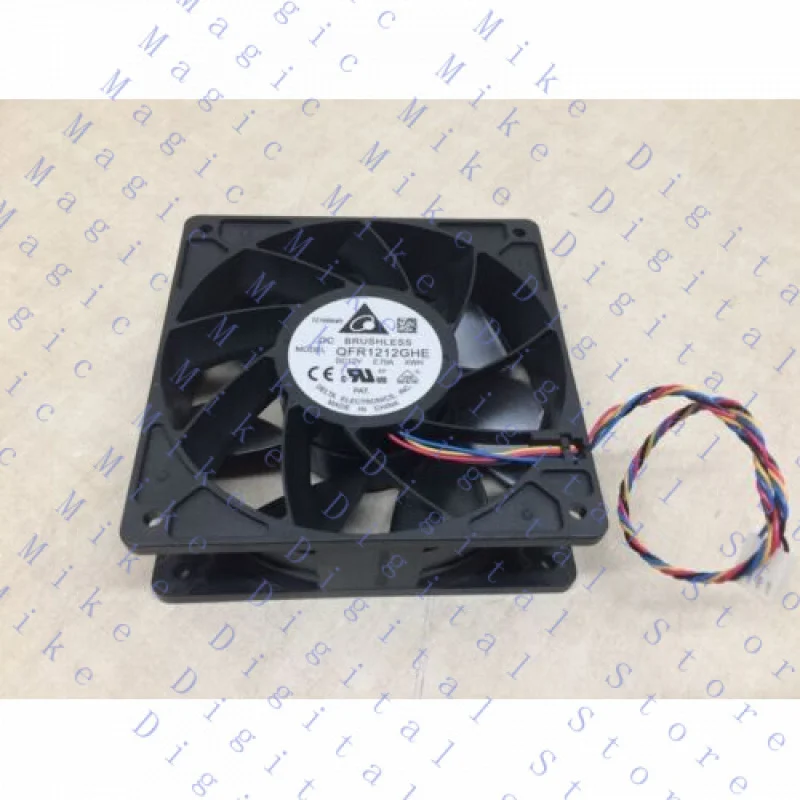 UU لمروحة تبريد دلتا DC12V 2.7A 120*120*38 مللي متر 12038 4pin حجم هواء عالي