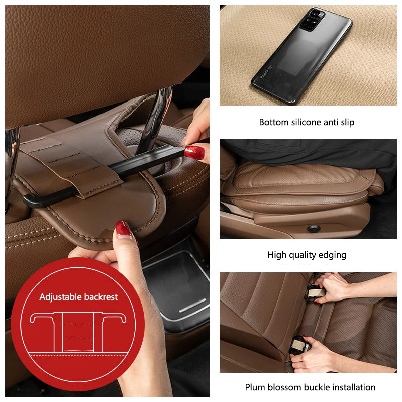 Car Seat Soft Velvet Cushion Non-Slip Protector Breathable Pad For Opel Vauxhall OPC ADAM Insignia Antara Corsa J D H Kadett GT - view 6