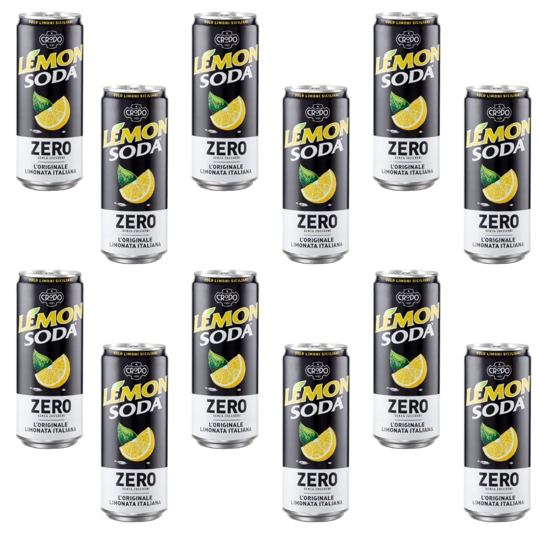 Lemon Soda Zero Fondi Di Crodo Soda ohne Zucker 12x330ml