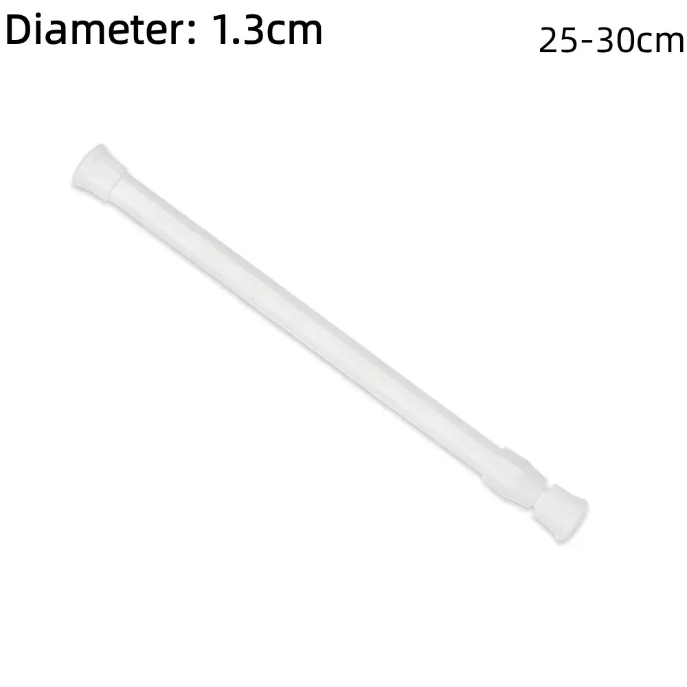 Spring Tension Adjustable Tension Rod Anti Slip End Caps Reliable Load Bearing Multi Purpose Tension Rod Adjustable Length