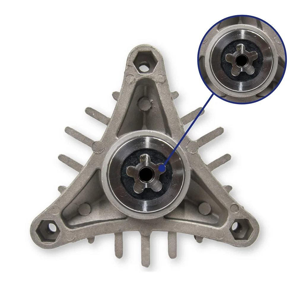 Spindle Kit for Craftsman and For Poulan Lawn Mowers Includes Pulley Lock Nut Blade Bolt Washer Spacer and 3 Mounting Bolts